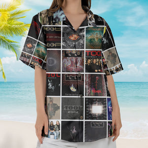 Tool Hawaiian Shirt – Album Cover Collage Progressive Metal Summer Button Up